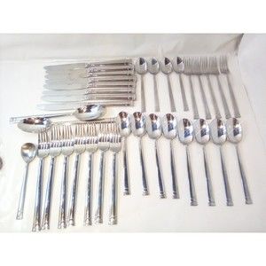 Oneida Amsterdam Louisiana Stainless 35 Pieces Set